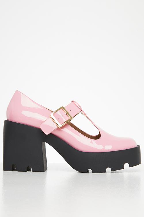 Paloma heel - pink pat