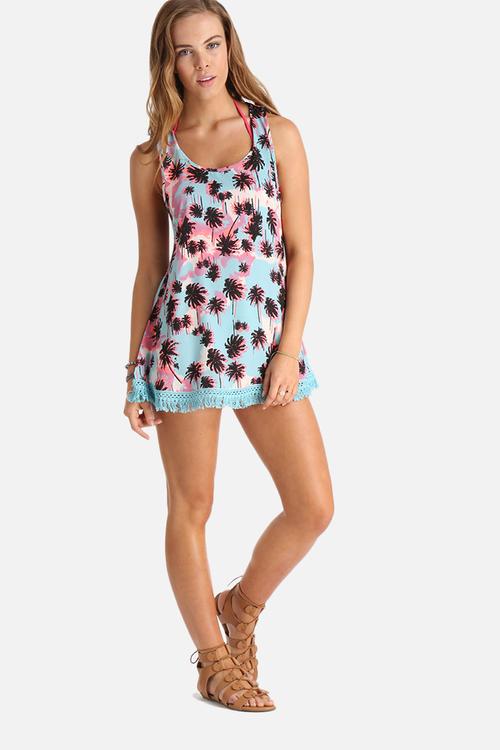Neon Palm Vest