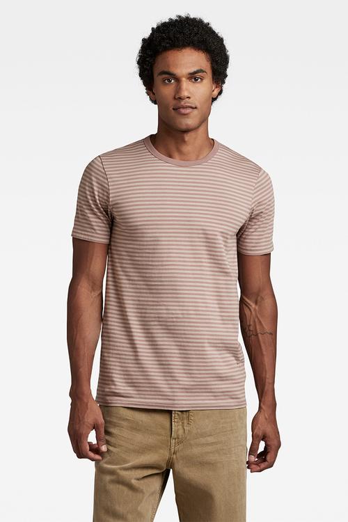 Stripe slim r t compact jersey o yd - dumic/chocolate berry stripe