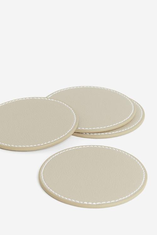 4-pack coasters - greige