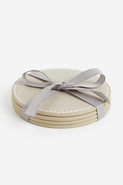 4-pack coasters - greige