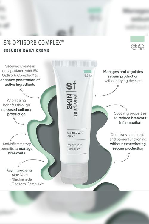 8% Optisorb Complex™, SebuReg Daily Crème