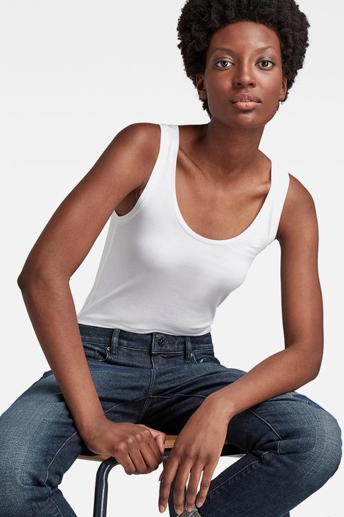 Base Tank Top Wmn - White