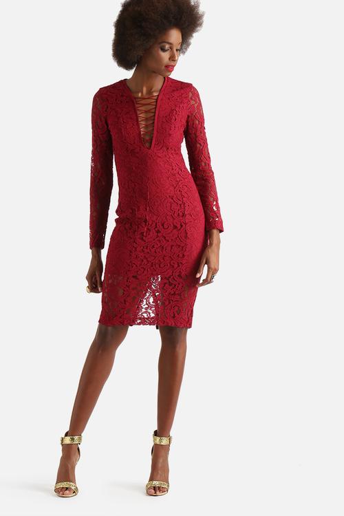 Jenner Lace Up Dress