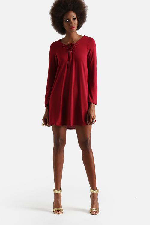Tie Front Dress