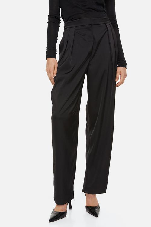 Tailored trousers - black