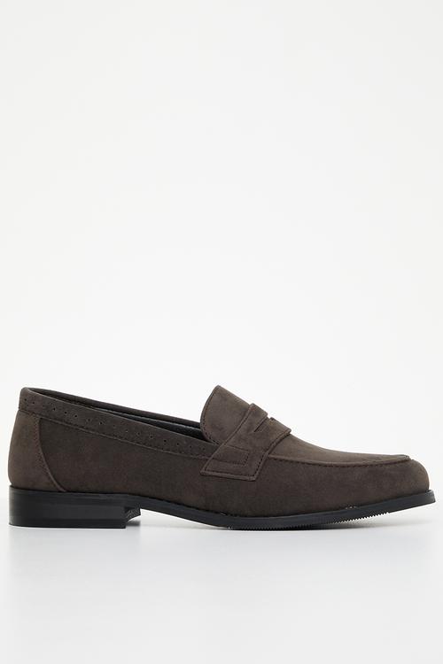 Crouch suede slip on - espresso suede