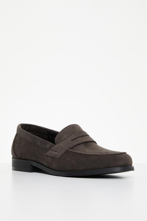 Crouch suede slip on - espresso suede