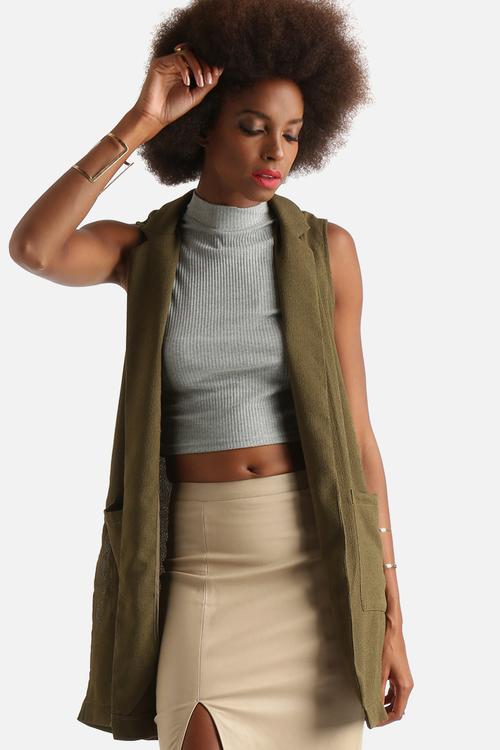 Sleeveless Blazer