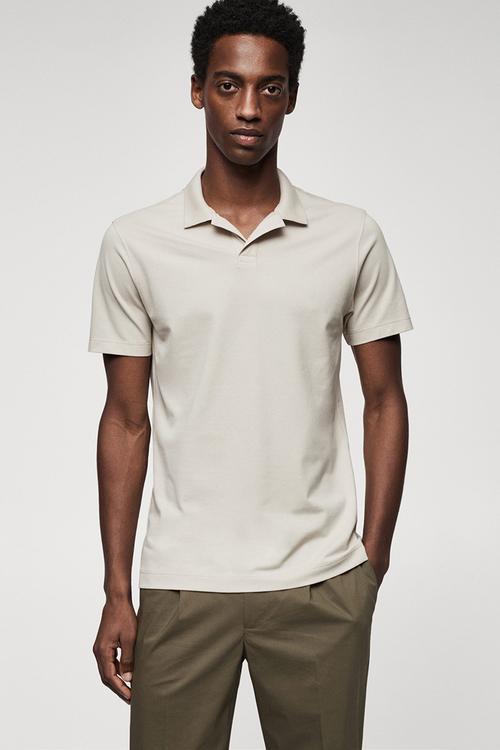 Polo shirt taga - beige