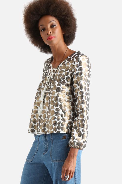 Paisley Sequin Top