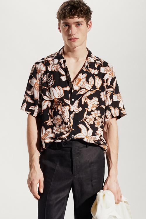 Shirt pola - black