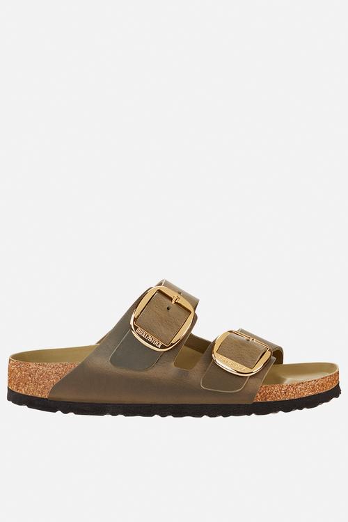 Arizona big buckle oiled leather regular - green olive