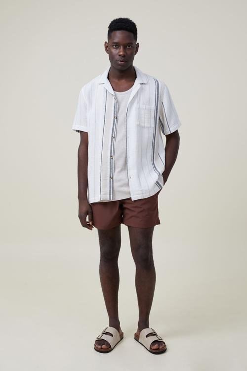 Stretch swim short - chocolate