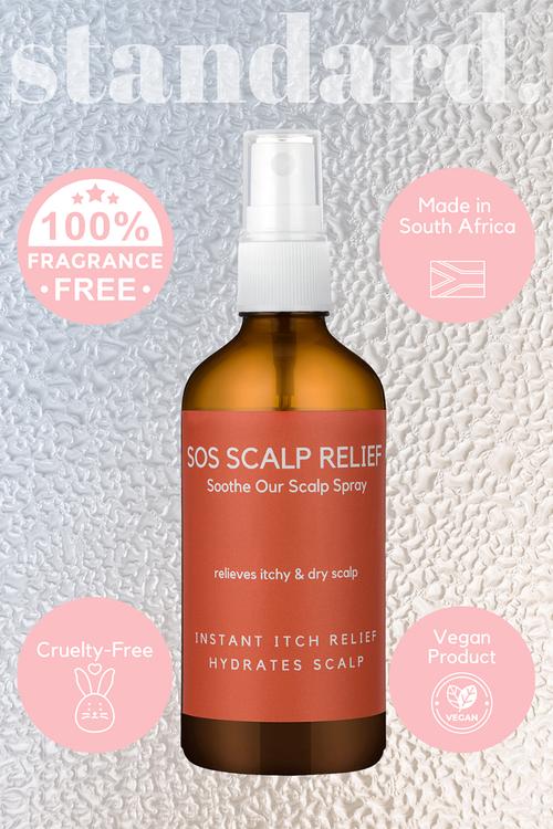 SOS Scalp Spray For Instant Itch Relief with Rosemary Extract