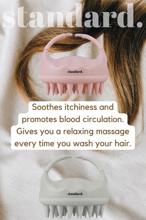 Silicone Scalp Massager - Grey