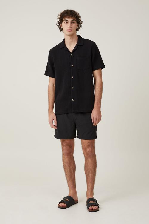 Stretch swim short - black
