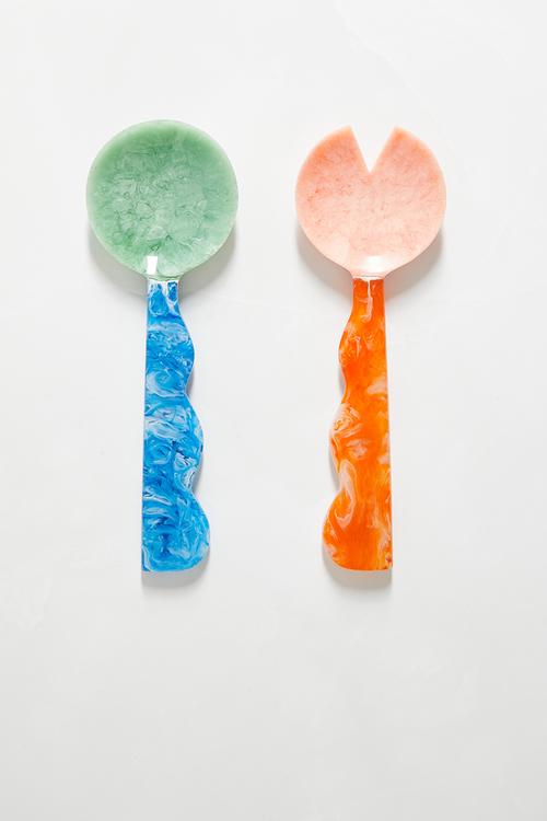 Sina salad server set of 2 - multi