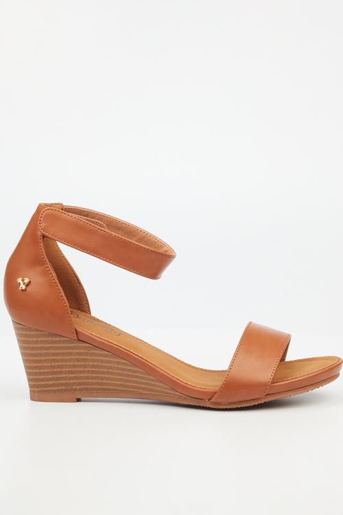 Shani 5 wedge heel - tan