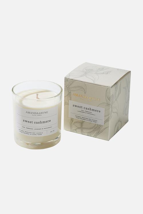 Sweet cashmere glass collection candle