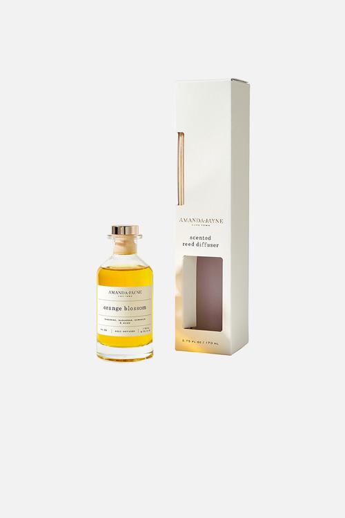 Orange blossom scented reed diffuser