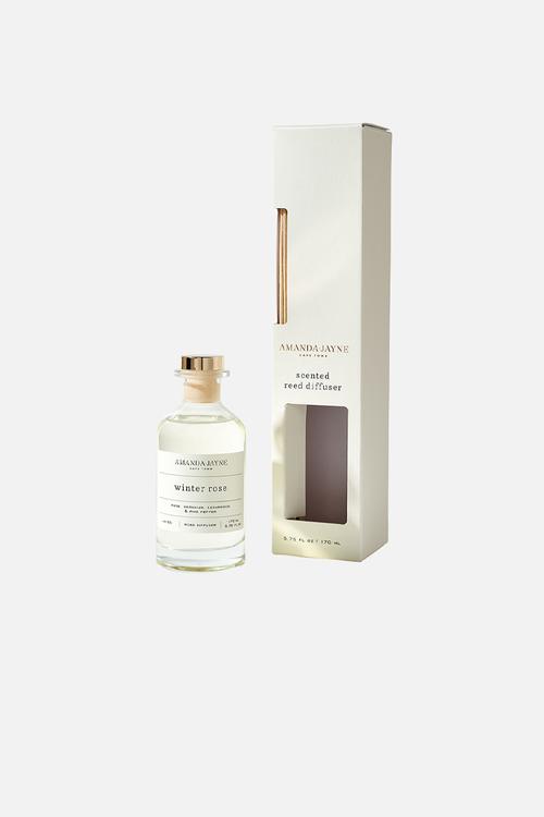 Winter rose scented reed diffuser