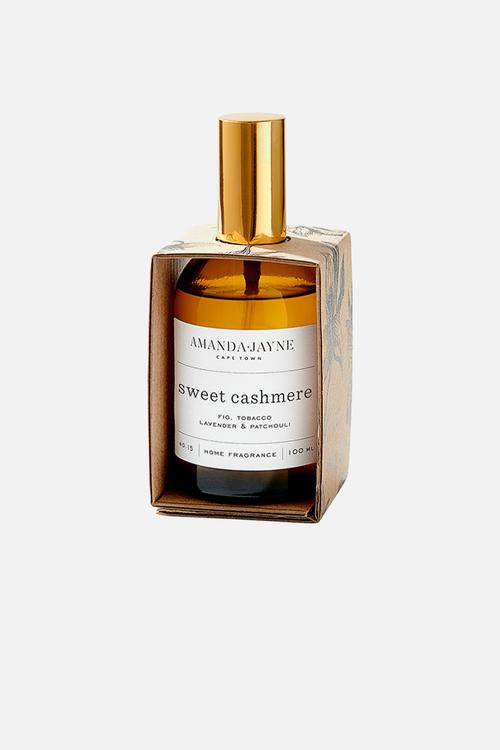 Glass candle & home fragrance gift set - sweet cashmere