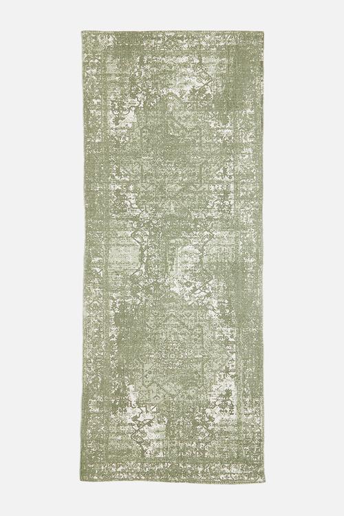 Sophia printed runner - dessert sage