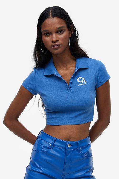 Polo shirt - bright blue/ca