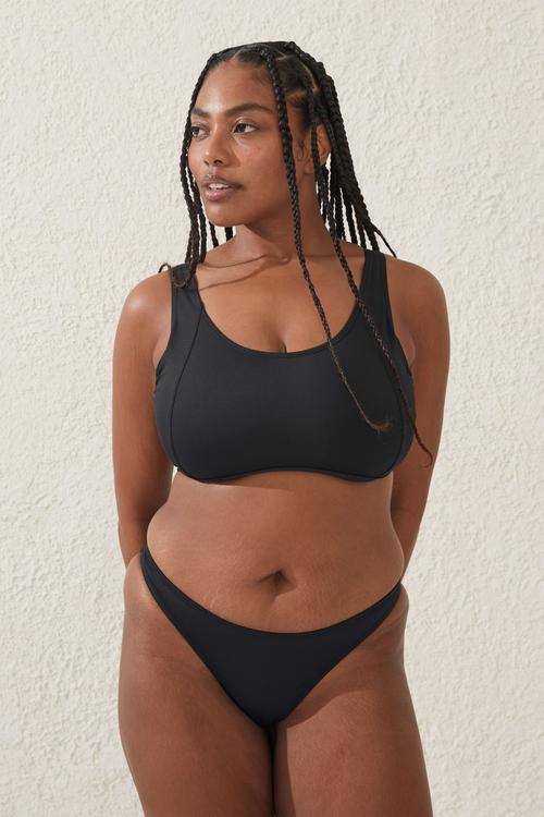 Full bikini bottom - black