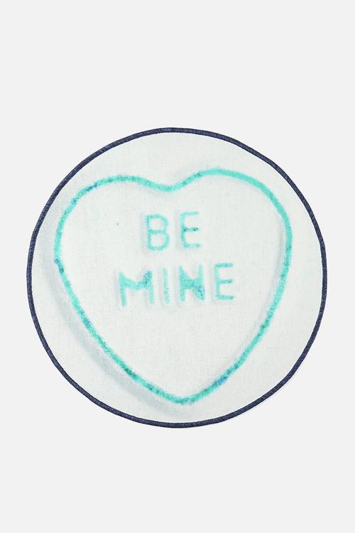 Be Mine Printed Round Mat
