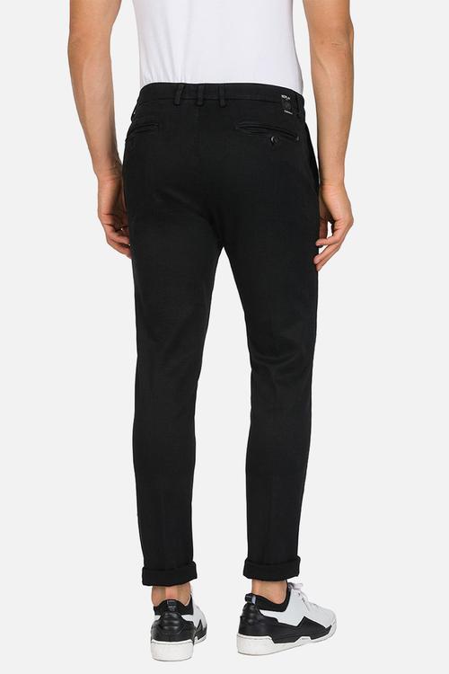Zeumar Slim Fit Chino - Black