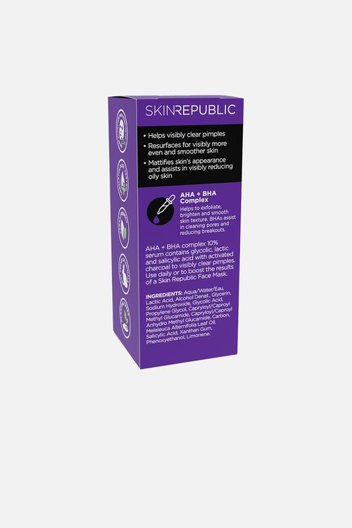AHA + BHA Charcoal 10% Complex Serum
