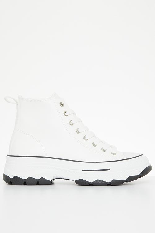 Sabrina high top sneaker - white