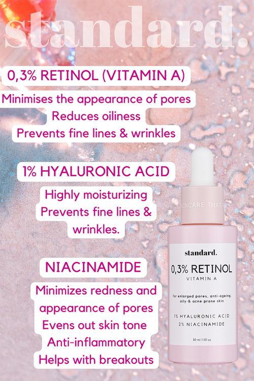 0,3% Retinol Serum with Niacinamide & Hyaluronic Aicd 