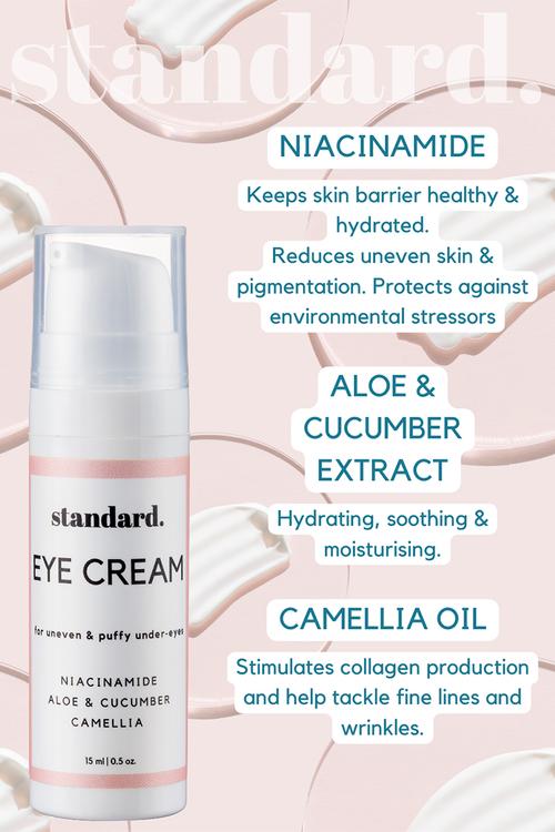 Brightening Eye Cream with Niacinamide, Aloe & Cucumber