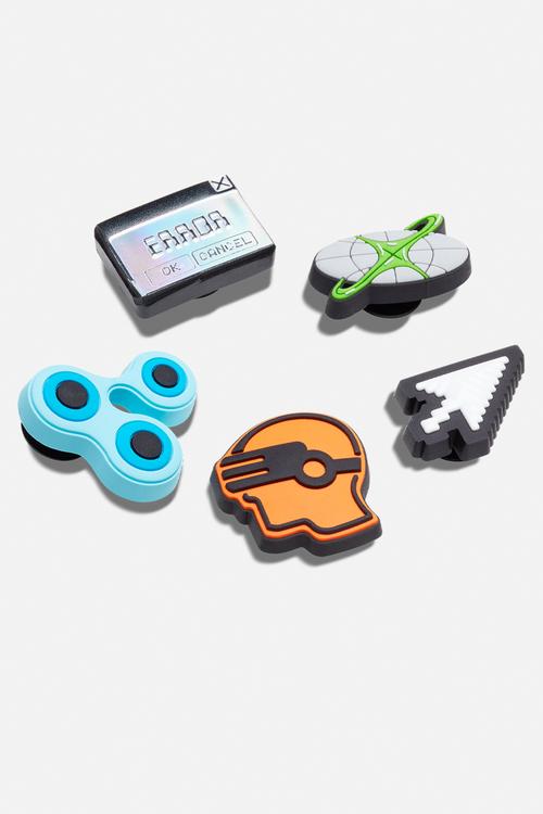 Gamer boy 5 pack 5 pack jibbitz - multi-colour