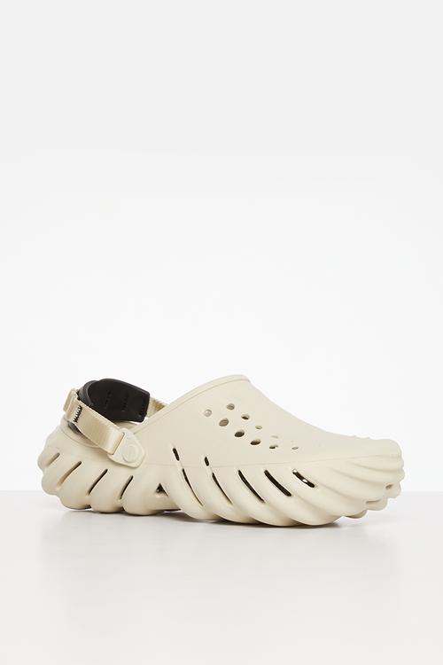 Echo clog flat - bone & black