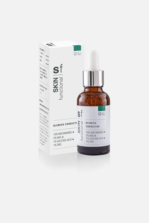 10% Niacinamide + 2% NAG + 1% Succinic Acid + 1% Zinc, Blemish Correct
