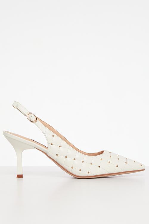 Positan heel - white