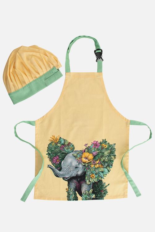 Wild Planet Apron and Hat Set - Elephant