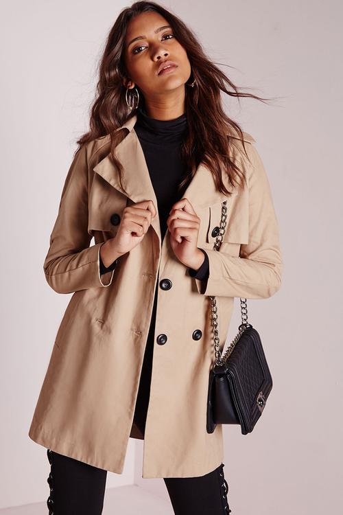 Double Breasted Trench Coat