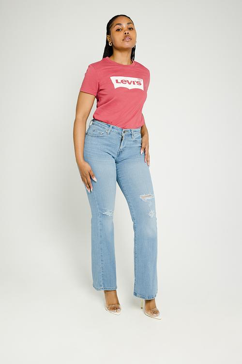 Curvy Flare Let'S Talk - Light Indigo