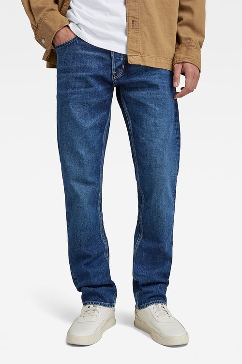 Mosa straight elto pure stretch denim - faded atlantic ocean