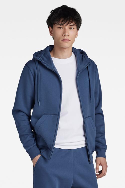Premium core hdd zip sw l\s pacior sweat r - rank blue