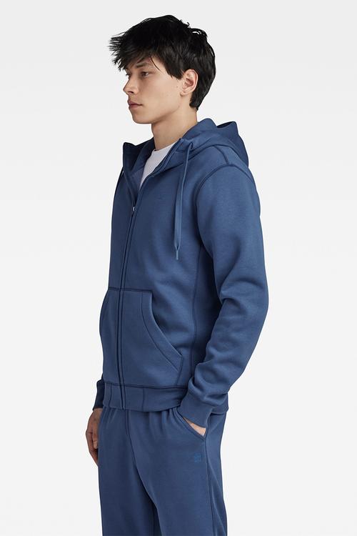 Premium core hdd zip sw l\s pacior sweat r - rank blue