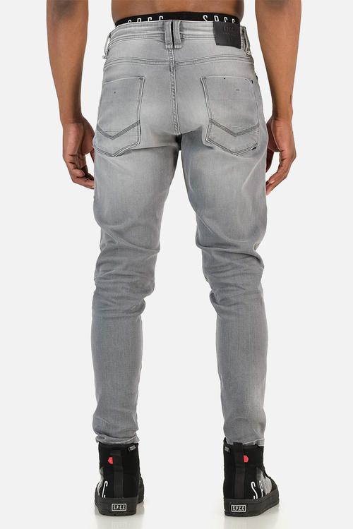 Asphalt signature sabre fit tapered jeans  - washed grey