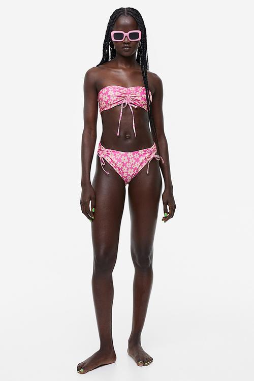 Bikini bottoms - cerise/floral