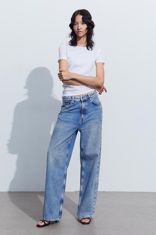 Ribbed T-shirt - white