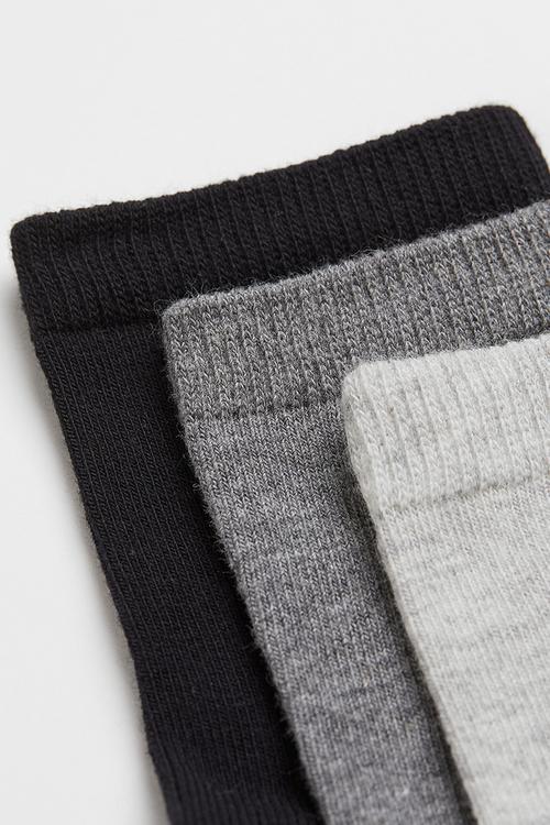 10-pack socks - black/grey